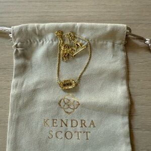 Kendra Scott Elisa Gold Pendant Necklace